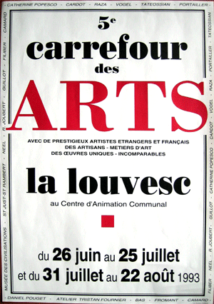 5e CARREFOUR des ARTS                                1993