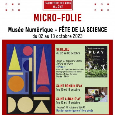 Inauguration de la Micro-Folie “Carrefour des Arts – Val d’Ay”